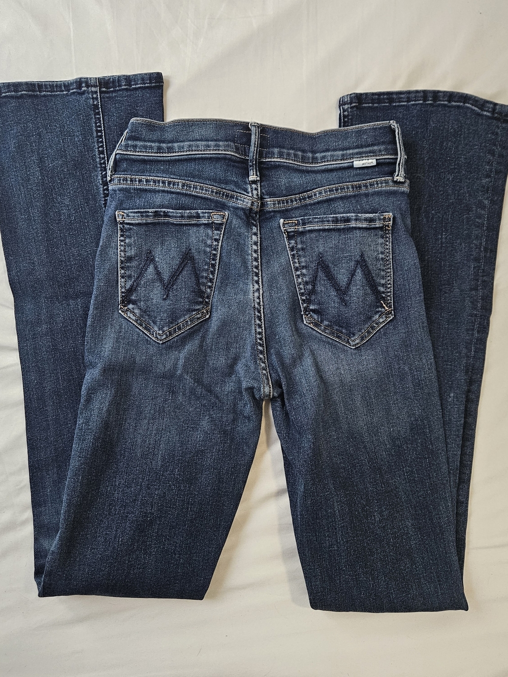 MOTHER High Waisted Runaway Jeans In Teaming Up Size 25 - Picture 7 of 10